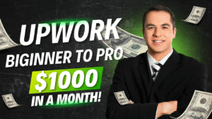 Professional freelancer workspace Upwork