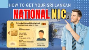 Official Sri Lanka Smart NIC Card with ICAO Standard Photo and 12-digit Number