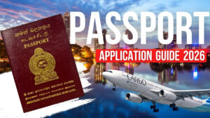 Sri Lanka Navy Blue P-Series Passport 2026 Application Guide and Fee Structure
